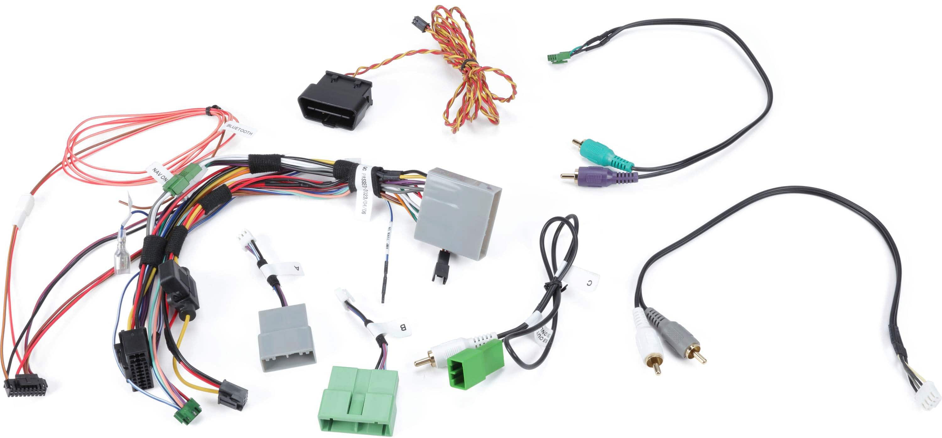 Maestro - Installation T-Harness for Select 2006-2011 Honda and Acura Vehicles with Head Unit Connectors - Black - Front_Zoom