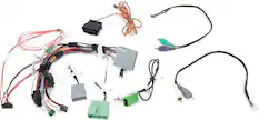 Front. Maestro - Installation T-Harness for Select 2006-2011 Honda and Acura Vehicles with Head Unit Connectors. - Black.