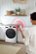 Alt View 27. LG - 5.0 Cu. Ft. HE Smart Mega Capacity All-in-One Electric Washer/Dryer WashCombo with Steam and Ventless Inverter Heat Pump - Graphite Steel.