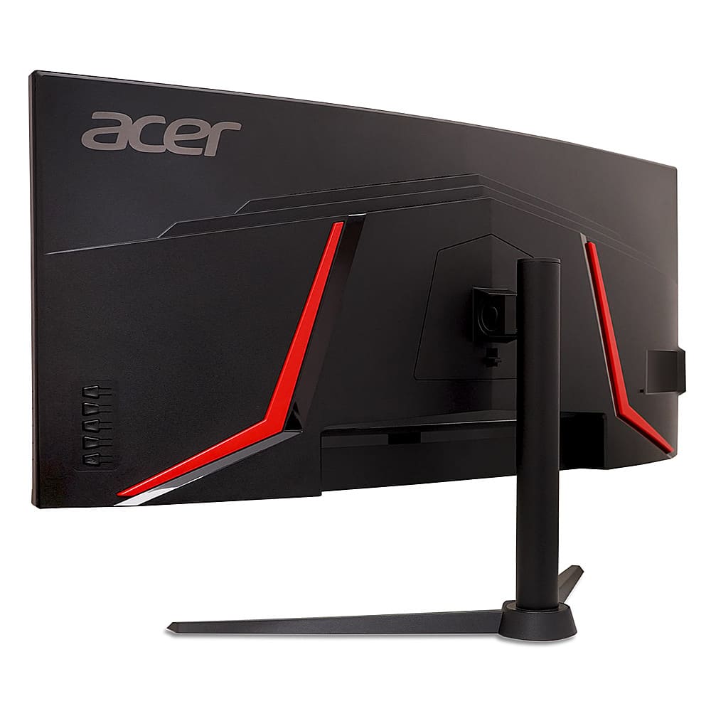 Alt View 13. Acer - Nitro XZ342CU V3 34" LCD Curved QHD FreeSync 180Hz 1ms VRB Gaming Monitor with HDR400 (HDMI, DisplayPort) - Black.