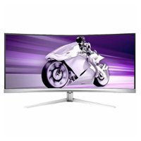 Philips - 34M2C8600 34" OLED Curved Monitor with HDR (USB, HDMI) - Textured White - Front_Zoom