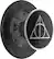 Left. PopSockets - MagSafe Round PopGrip Cell Phone Grip & Stand with Adapter Ring - Harry Potter Enamel Deathly Hallows.
