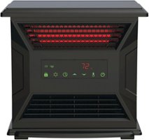 Lifesmart - 4-Element Low Profile Front Air Intake Infrared Heater - Black - Alt_View_Zoom_12