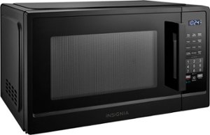 Insignia™ - 1.1 Cu. Ft. Countertop Microwave - Black - Angle_Zoom