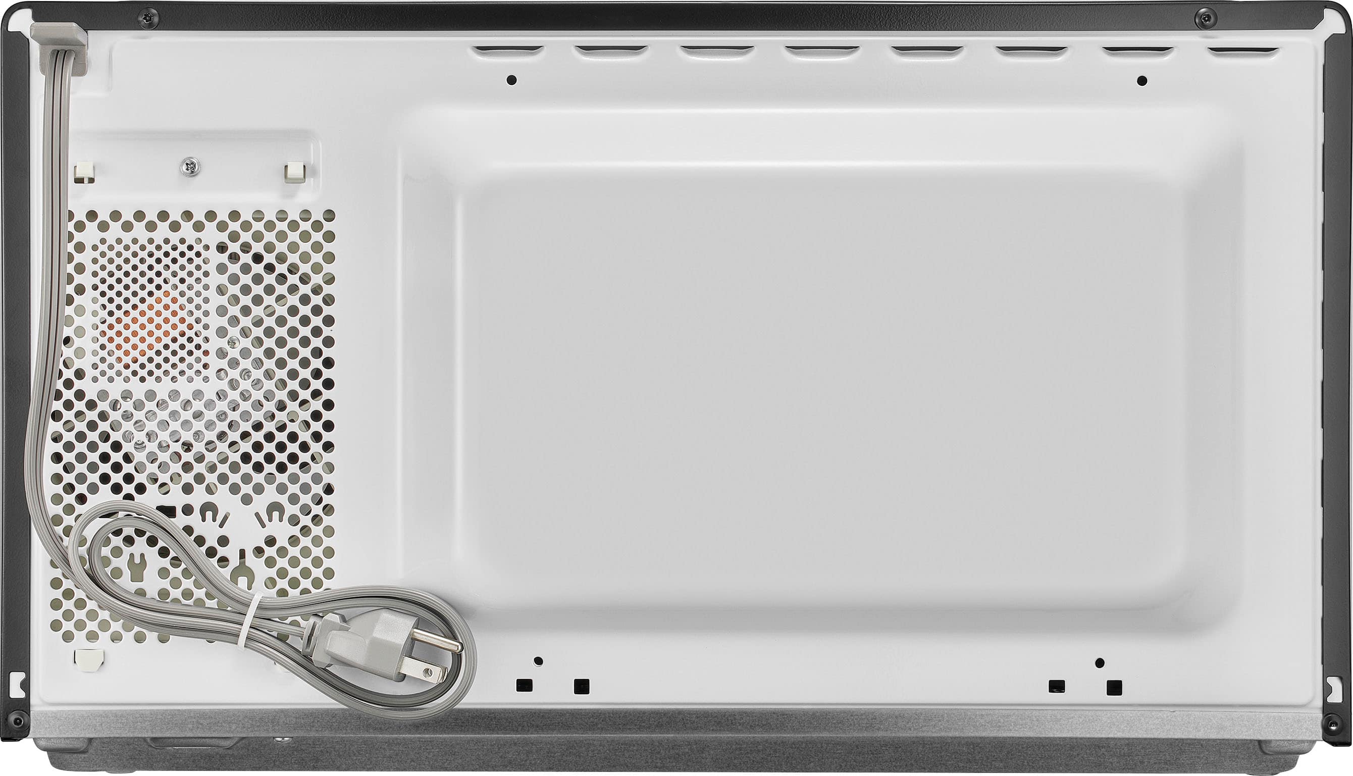 Alt View 12. Insignia™ - 1.1 Cu. Ft. Countertop Microwave - Black.