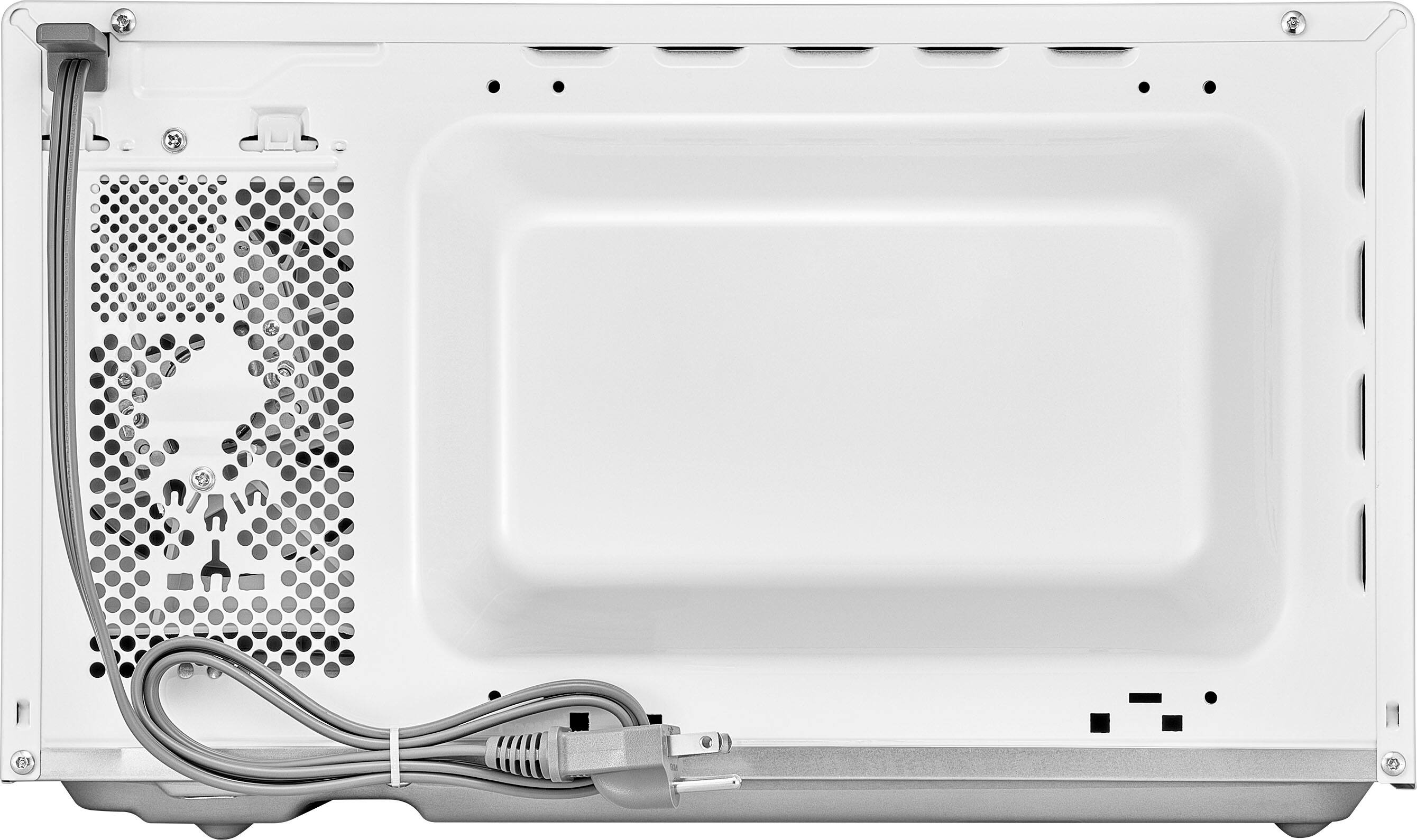 Alt View 11. Insignia™ - .7 Cu. Ft. Compact Microwave - White.