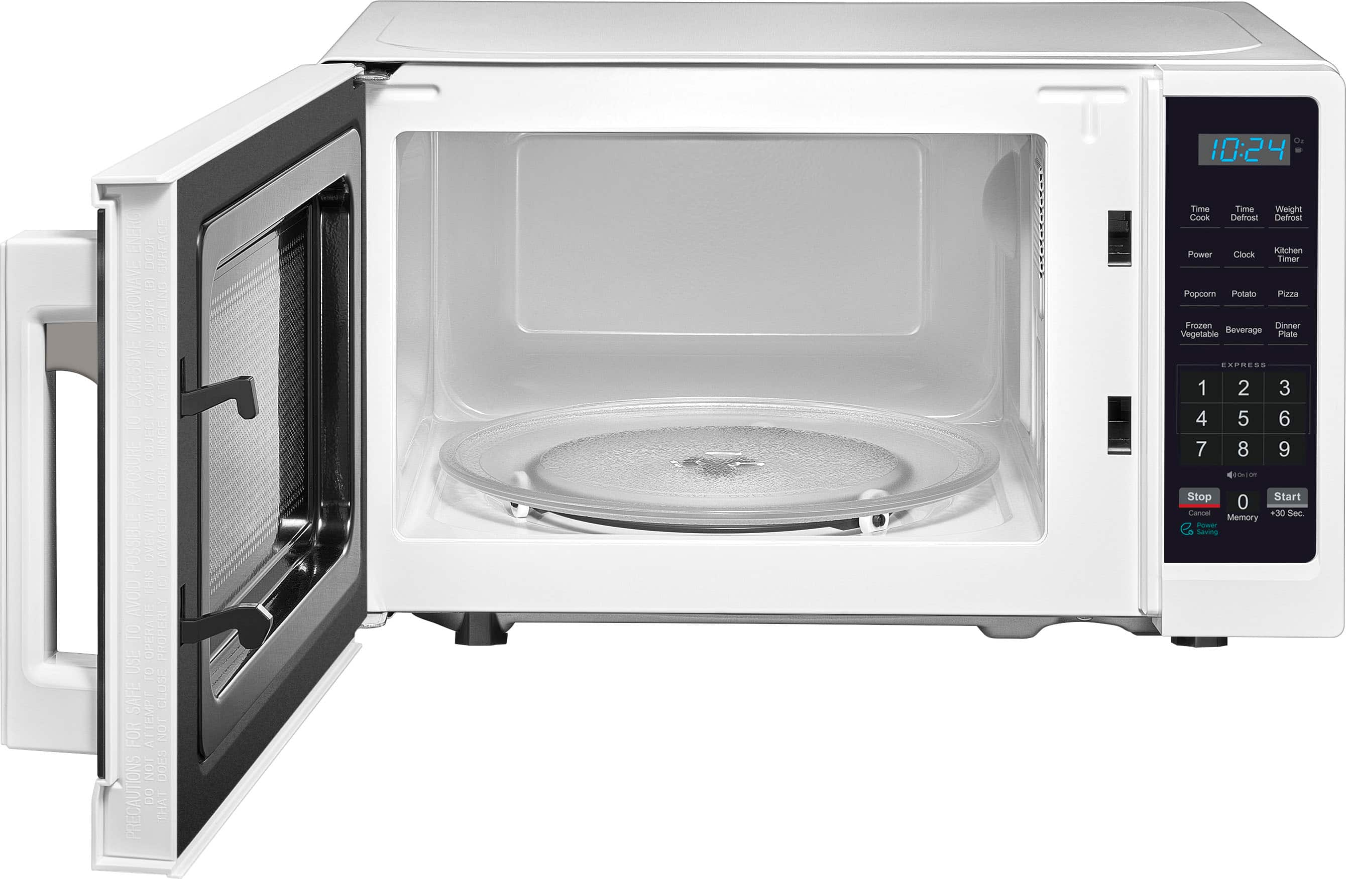 Alt View 1. Insignia™ - .7 Cu. Ft. Compact Microwave - White.