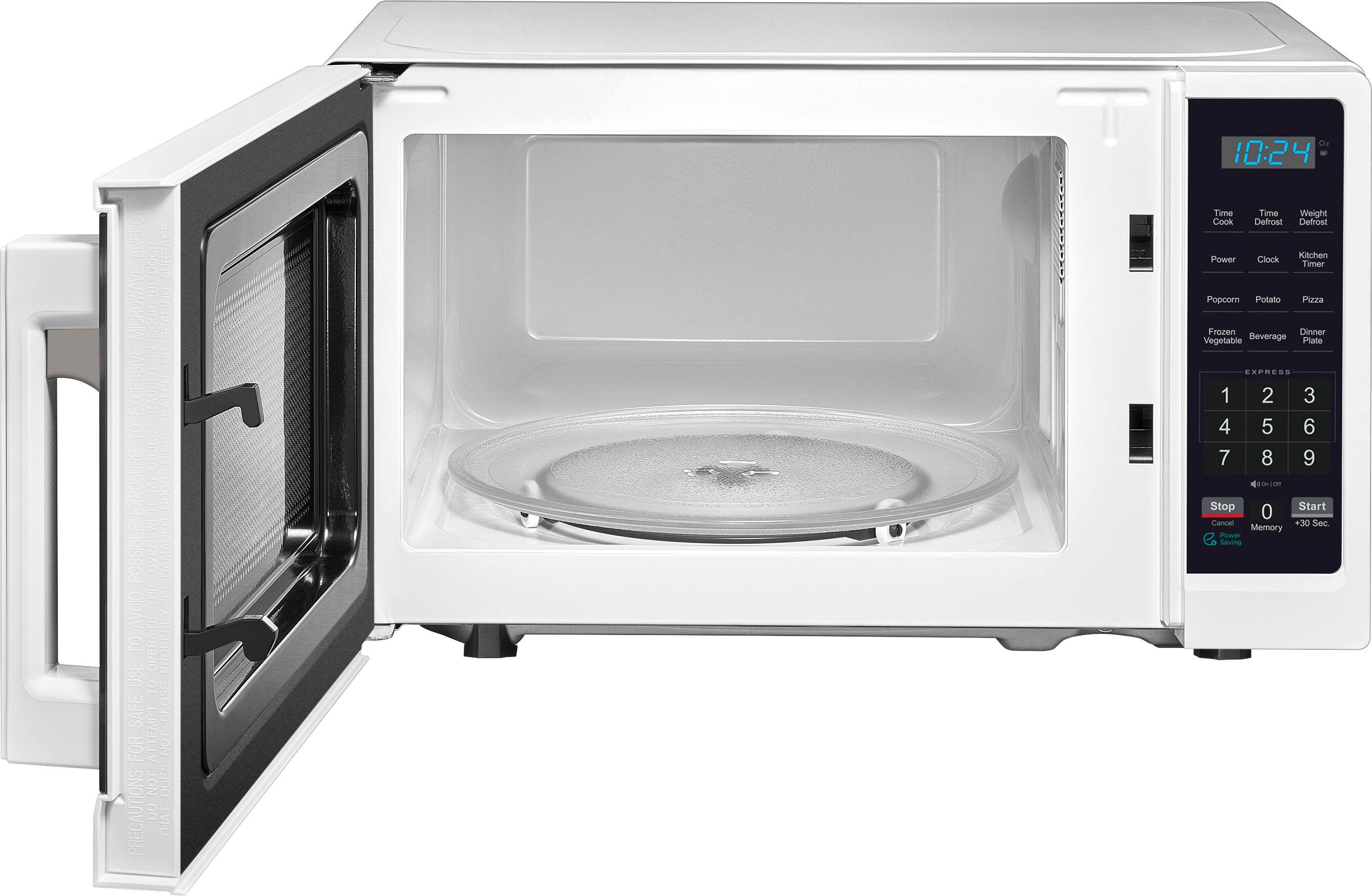 Alt View 1. Insignia™ - .7 Cu. Ft. Compact Microwave - White.