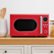 Alt View 15. Insignia™ - .7 Cu. Ft. Retro Compact Microwave - Red.
