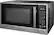 Left. Insignia™ - .9 Cu. Ft. Compact Countertop Microwave - Stainless Steel.