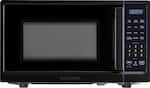 Front. Insignia™ - .7 Cu. Ft. Compact Microwave - Black.