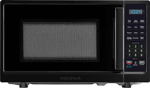 Insignia™ - .7 Cu. Ft. Compact Microwave - Black