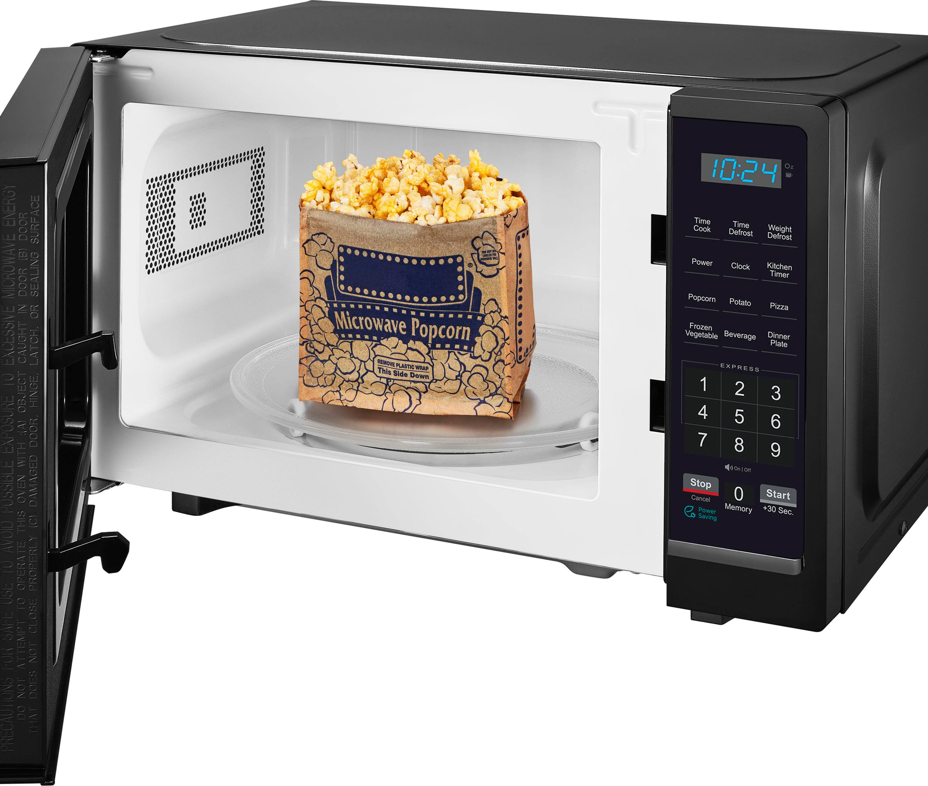 Alt View 14. Insignia™ - .7 Cu. Ft. Compact  Microwave - Black.