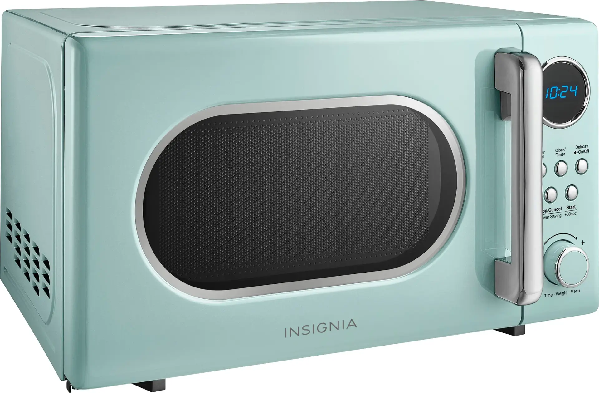 Insignia™ .7 Cu. Ft. Retro Compact Microwave Mint NS-MW7RM5 - Open Box ...