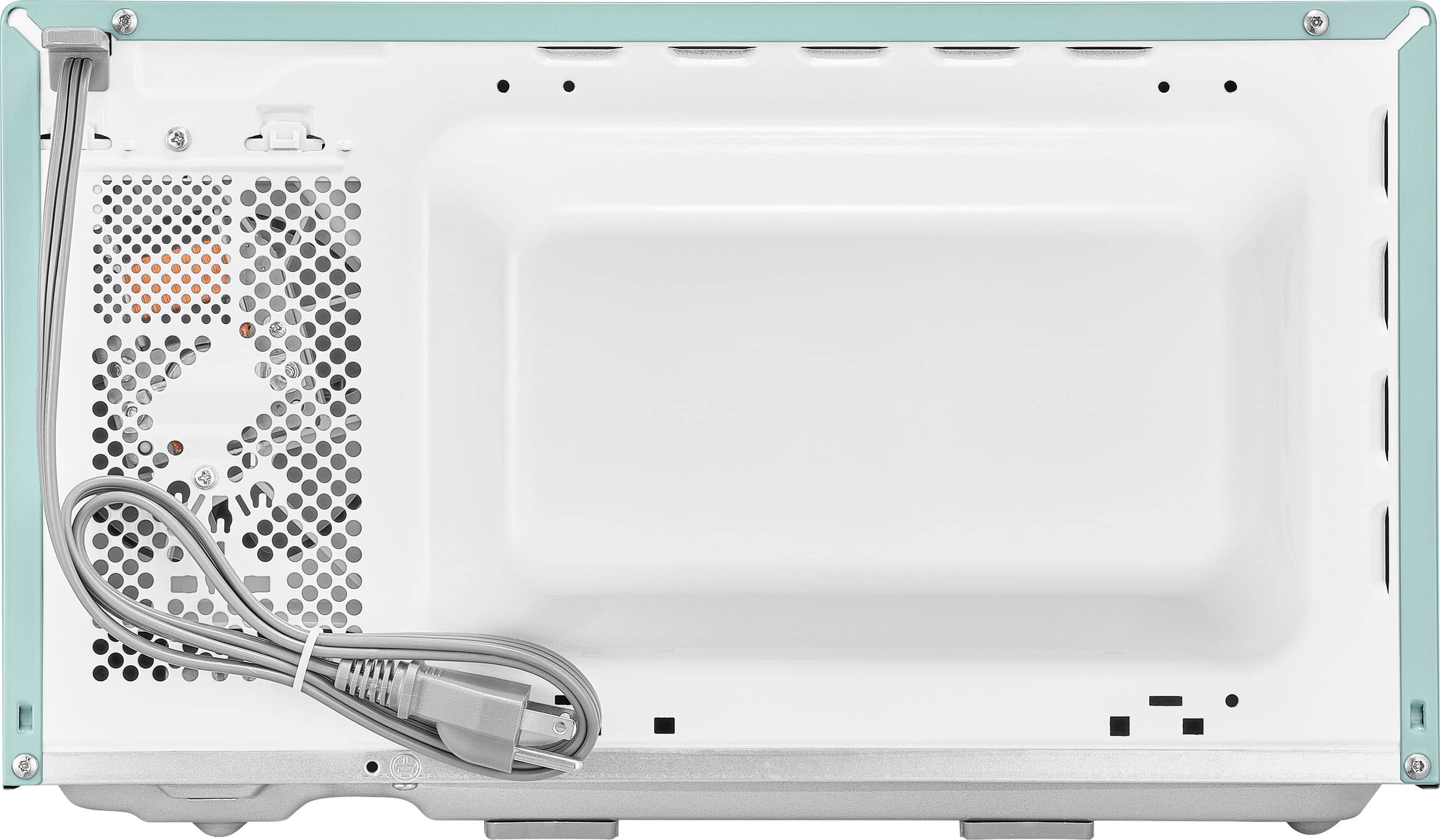 Alt View 11. Insignia™ - .7 Cu. Ft. Retro Compact Microwave - Mint.