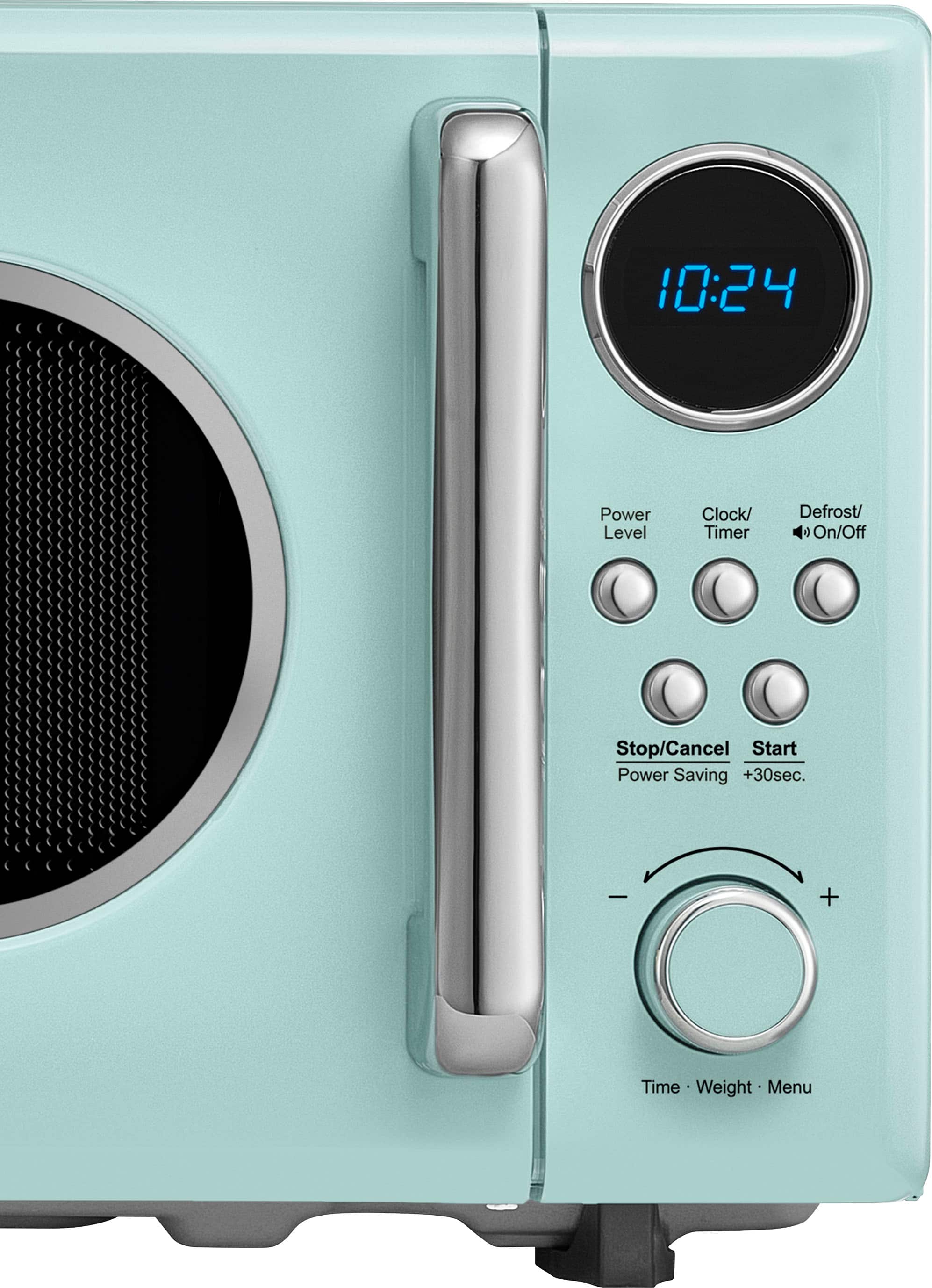 Alt View 12. Insignia™ - .7 Cu. Ft. Retro Compact Microwave - Mint.