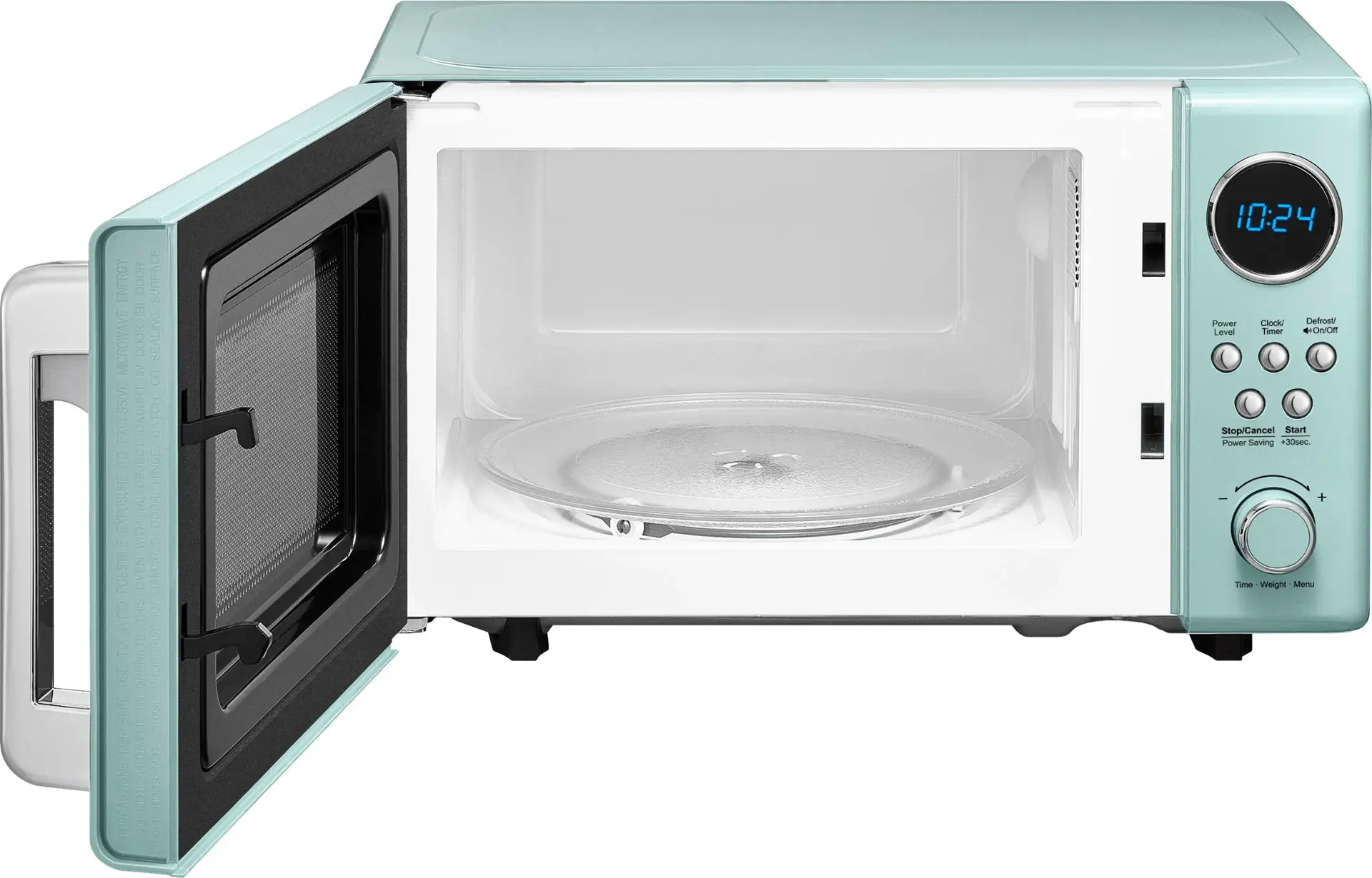 Insignia™ .7 Cu. Ft. Retro Compact Microwave Mint NS-MW7RM5 - Open Box ...