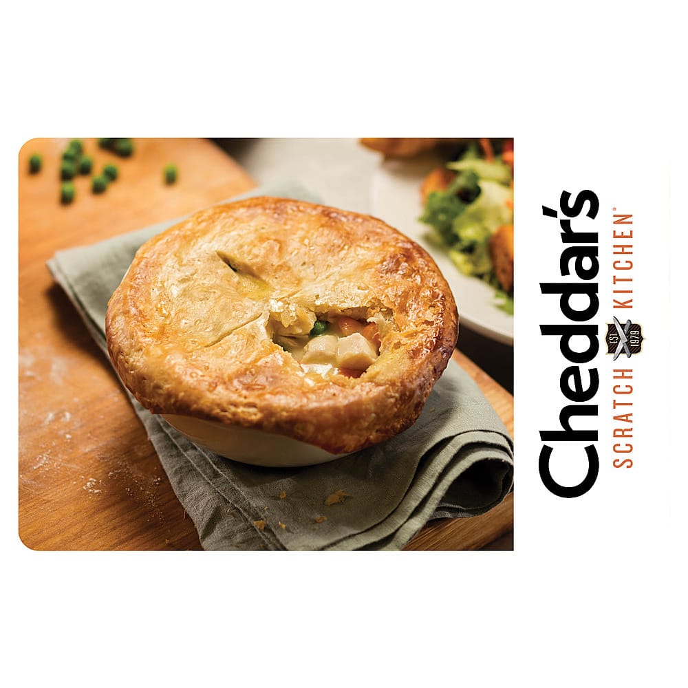 Front. Cheddar's - Scratch Kitchen $25 Gift Card.