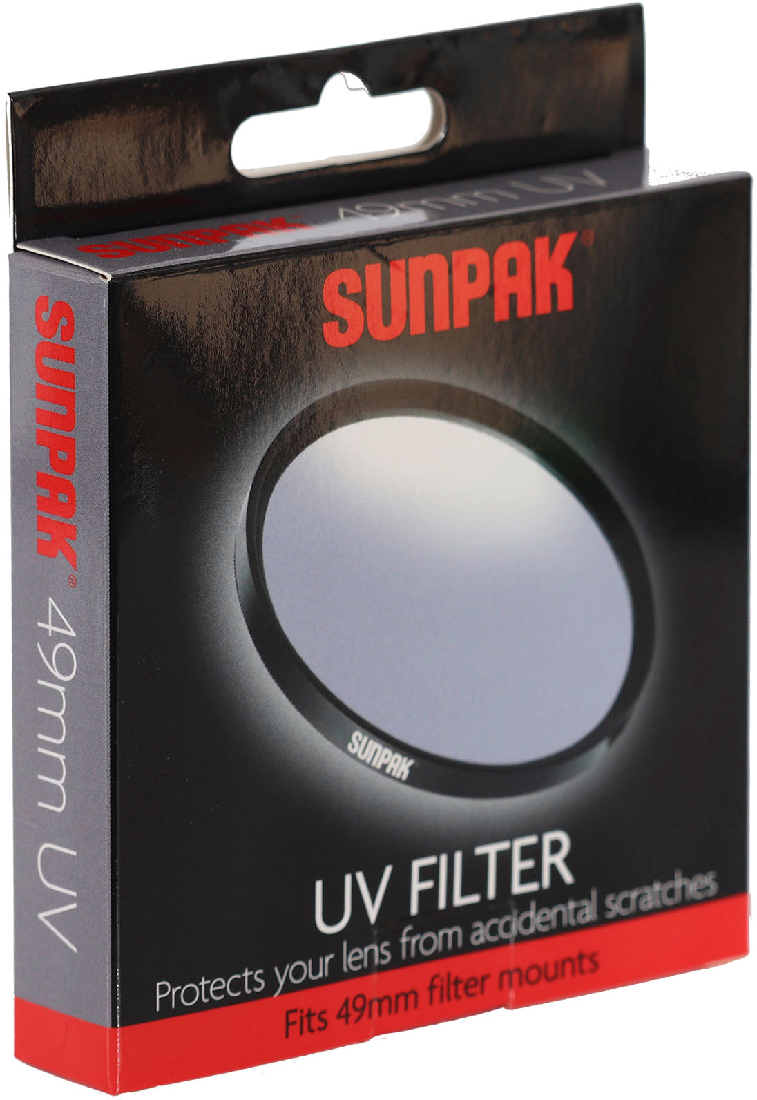 Left View: Sunpak - Circle 49mm Ultraviolet Lens Filter