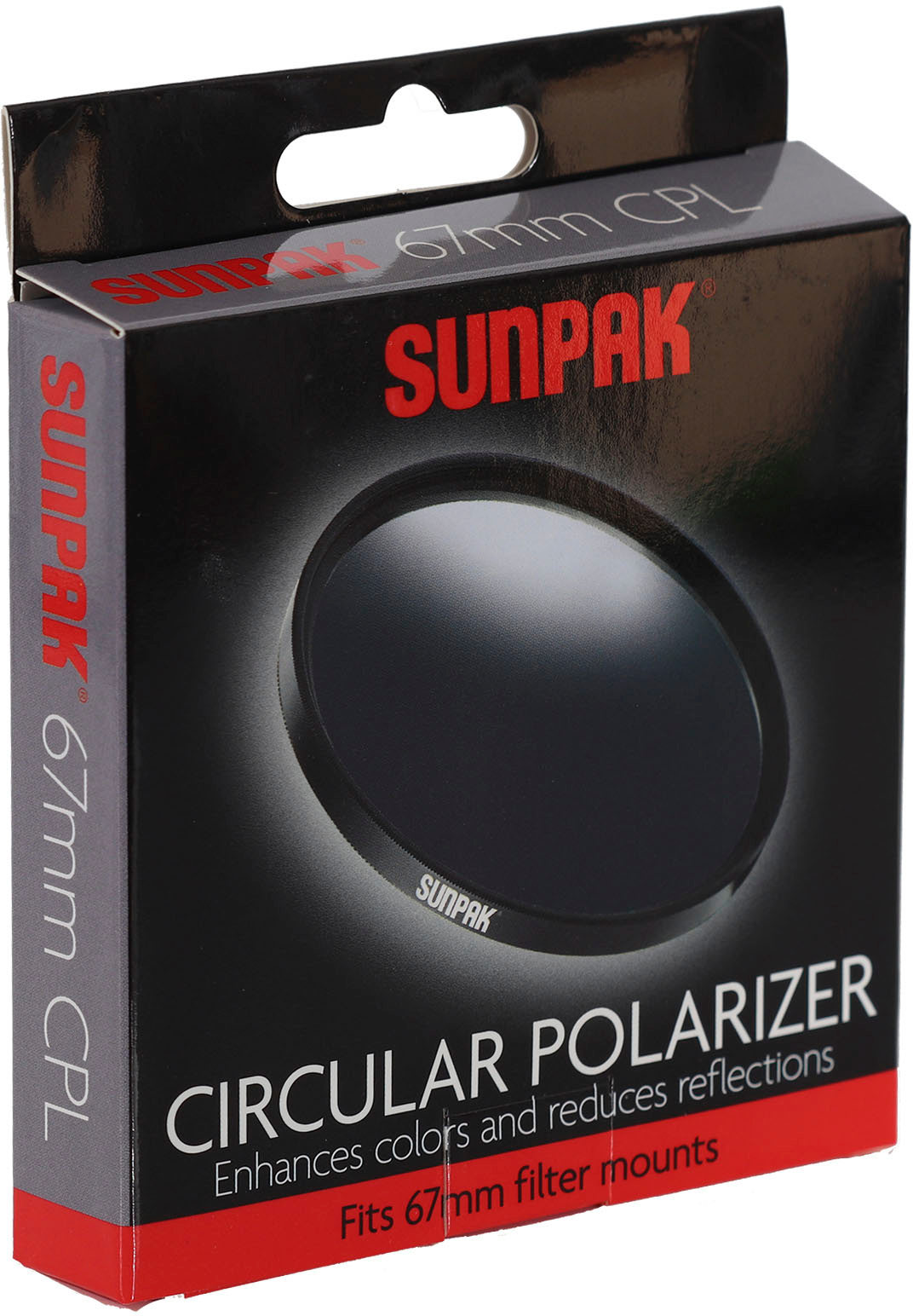 Left View: Sunpak - Circle 67mm Polarizer Lens Filter