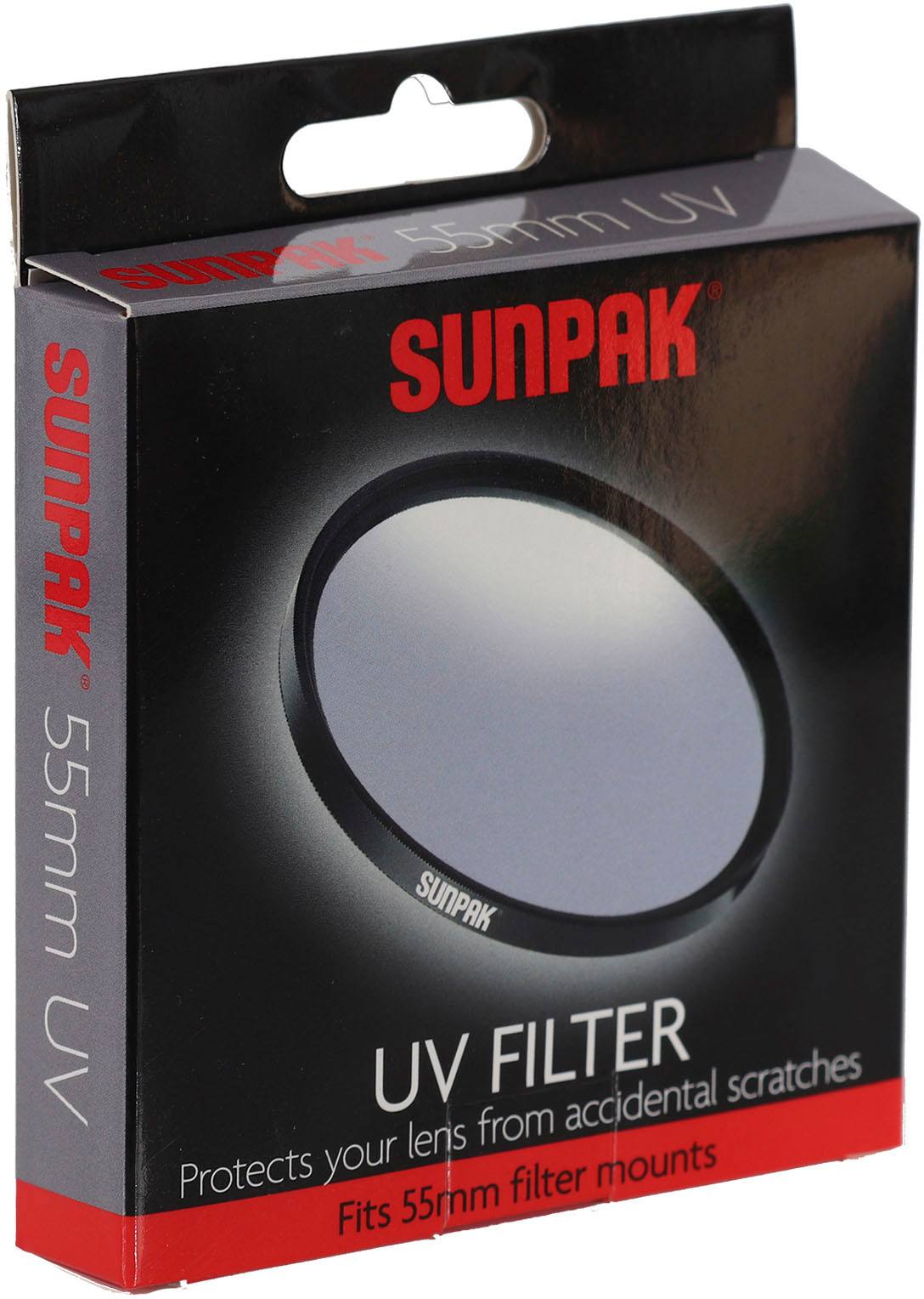 Left View: Sunpak - Circle 55mm Ultraviolet Lens Filter