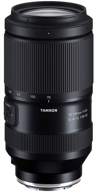 Tamron 70 180mm F/2.8 Di III VC VXD G2 for Sony E Mount Black Tamron 70 180mm F/2.8 Di III VC VXD G2 for Sony E Mount Black