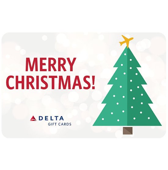 Delta Air Lines $250 Gift Card [Digital] Merry Christmas $250 - Best Buy