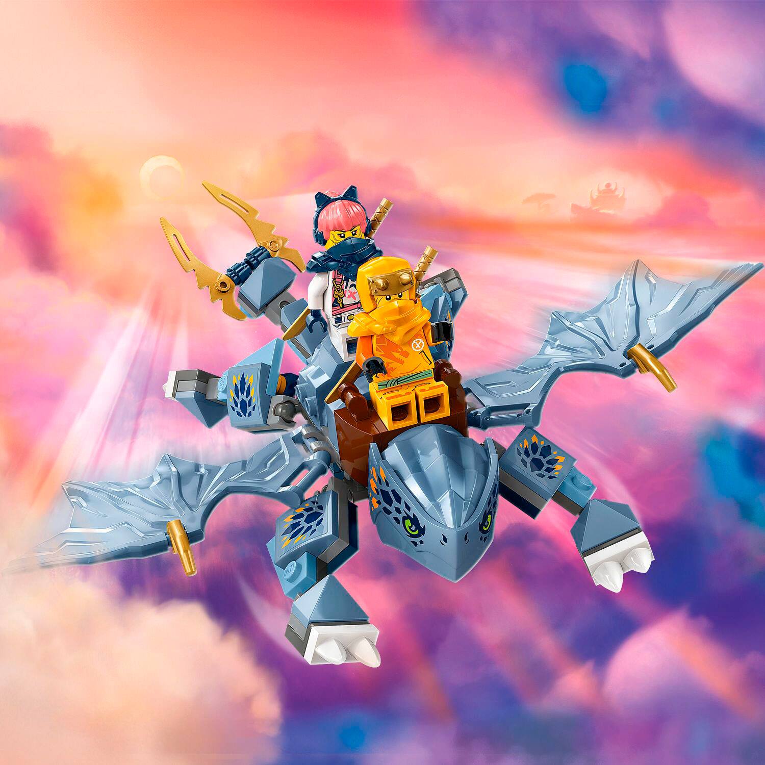 Angle. LEGO - NINJAGO Young Dragon Riyu Ninja Toy Set 71810.