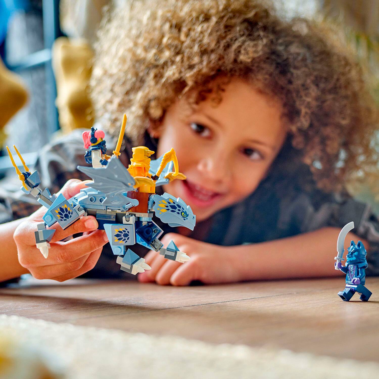 Alt View 11. LEGO - NINJAGO Young Dragon Riyu Ninja Toy Set 71810.