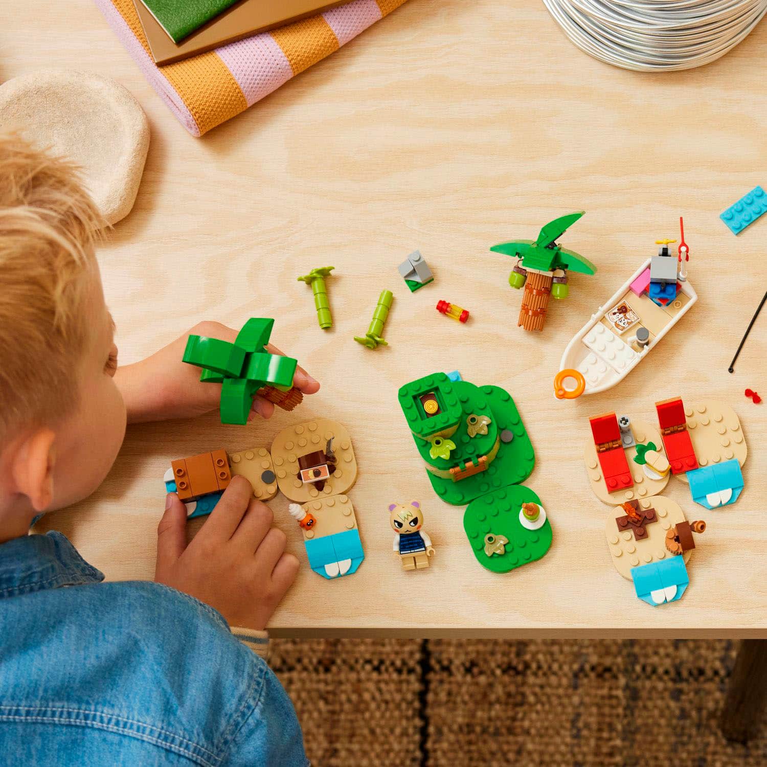 Angle. LEGO - Animal Crossing Kapp’n’s Island Boat Tour Video Game Toy 77048.