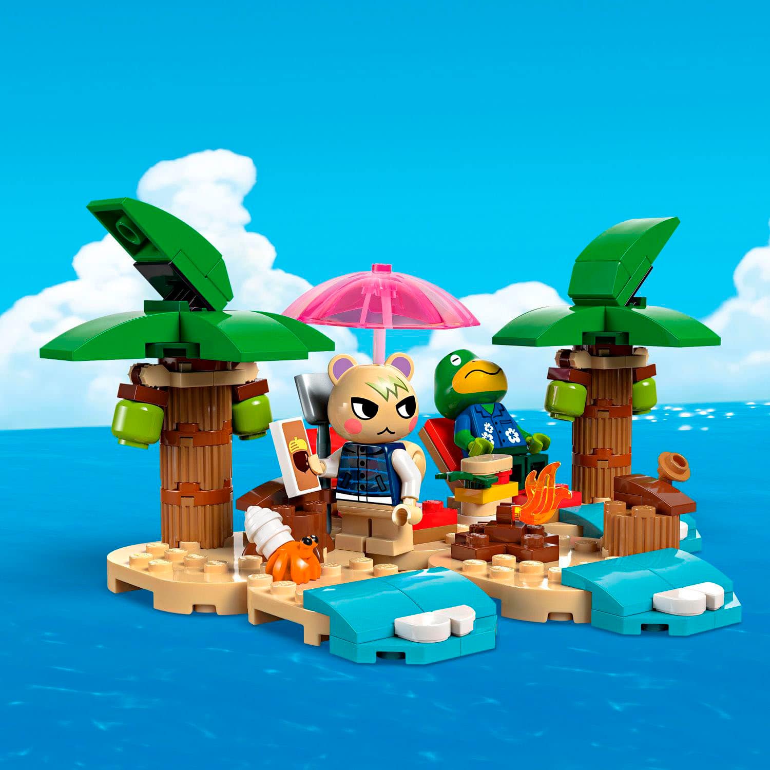 Left. LEGO - Animal Crossing Kapp’n’s Island Boat Tour Video Game Toy 77048.