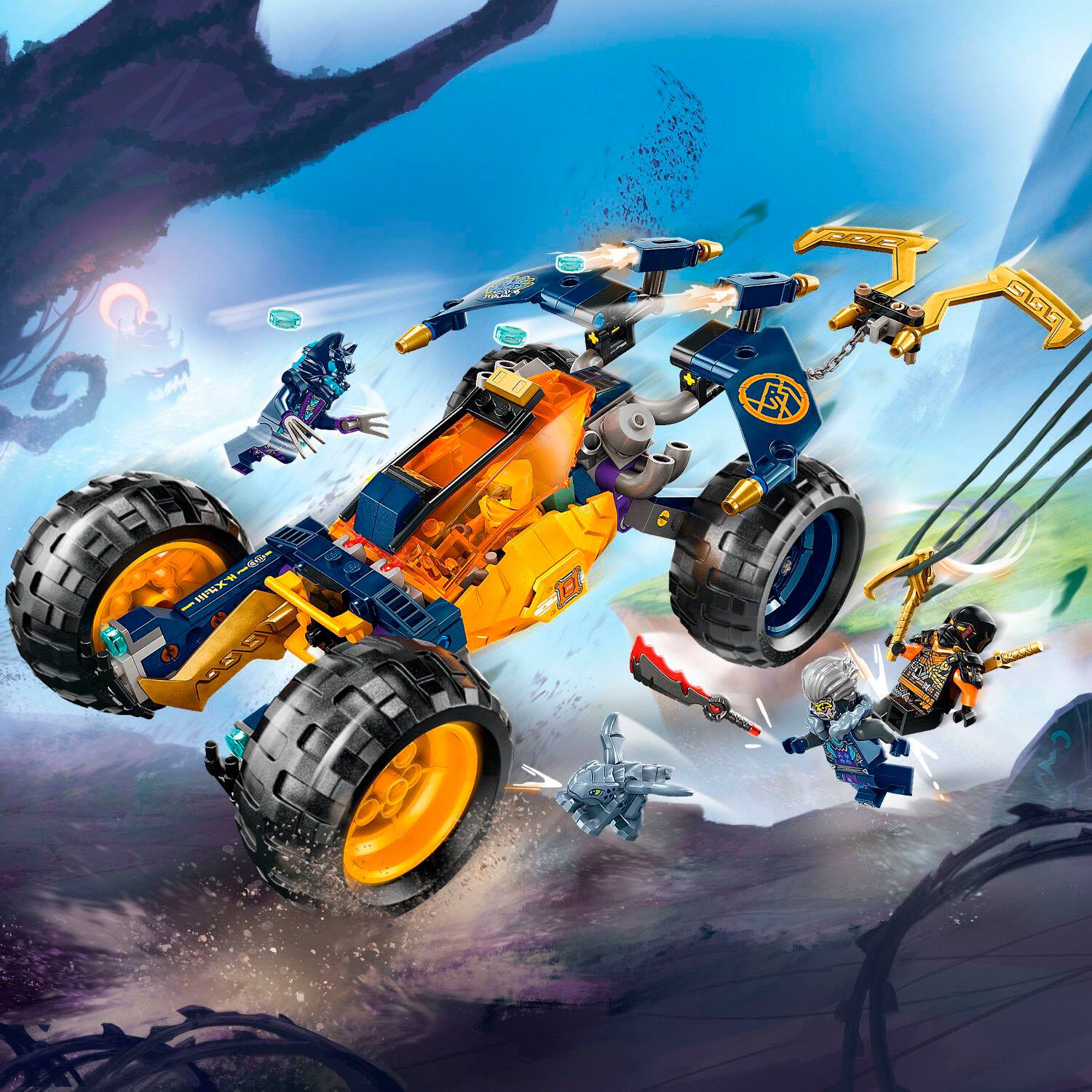 Angle. LEGO - NINJAGO Arin’s Ninja Off-Road Buggy Car Toy 71811.