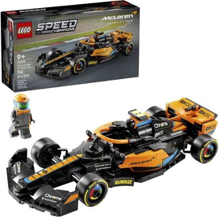 LEGO - Speed Champions 2023 McLaren Formula 1 Race Car Toy 76919