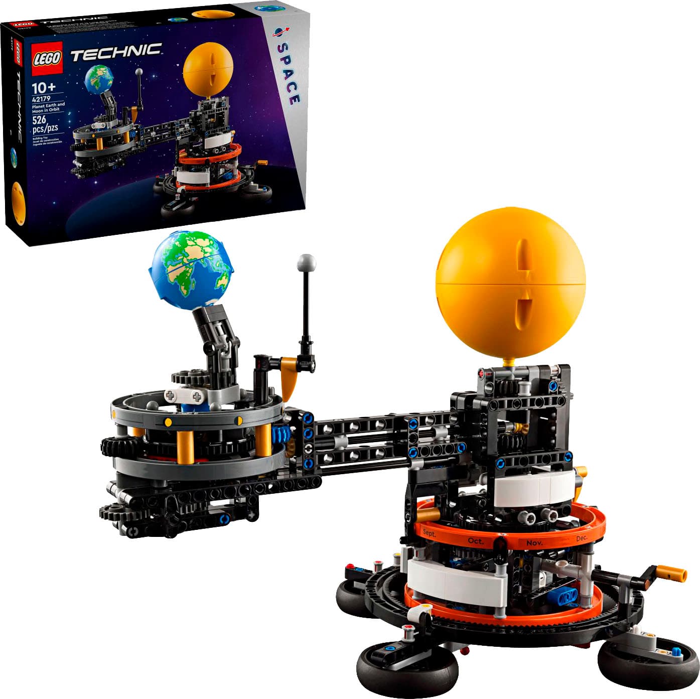 LEGO - Technic Planet Earth and Moon in Orbit Space Toys Set 42179 - Front_Zoom
