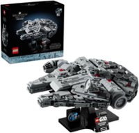 LEGO - LEGO Star Wars Millennium Falcon Buildable Model Gift for Father's Day 75375 - Front_Zoom