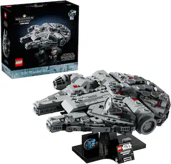 LEGO - Star Wars Millennium Falcon 25th Anniversary Buildable Starship Model 75375 - Multi