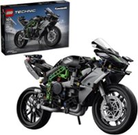 LEGO - Technic Kawasaki Ninja H2R Motorcycle Toy, Kids Room Décor, 42170 - Front_Zoom