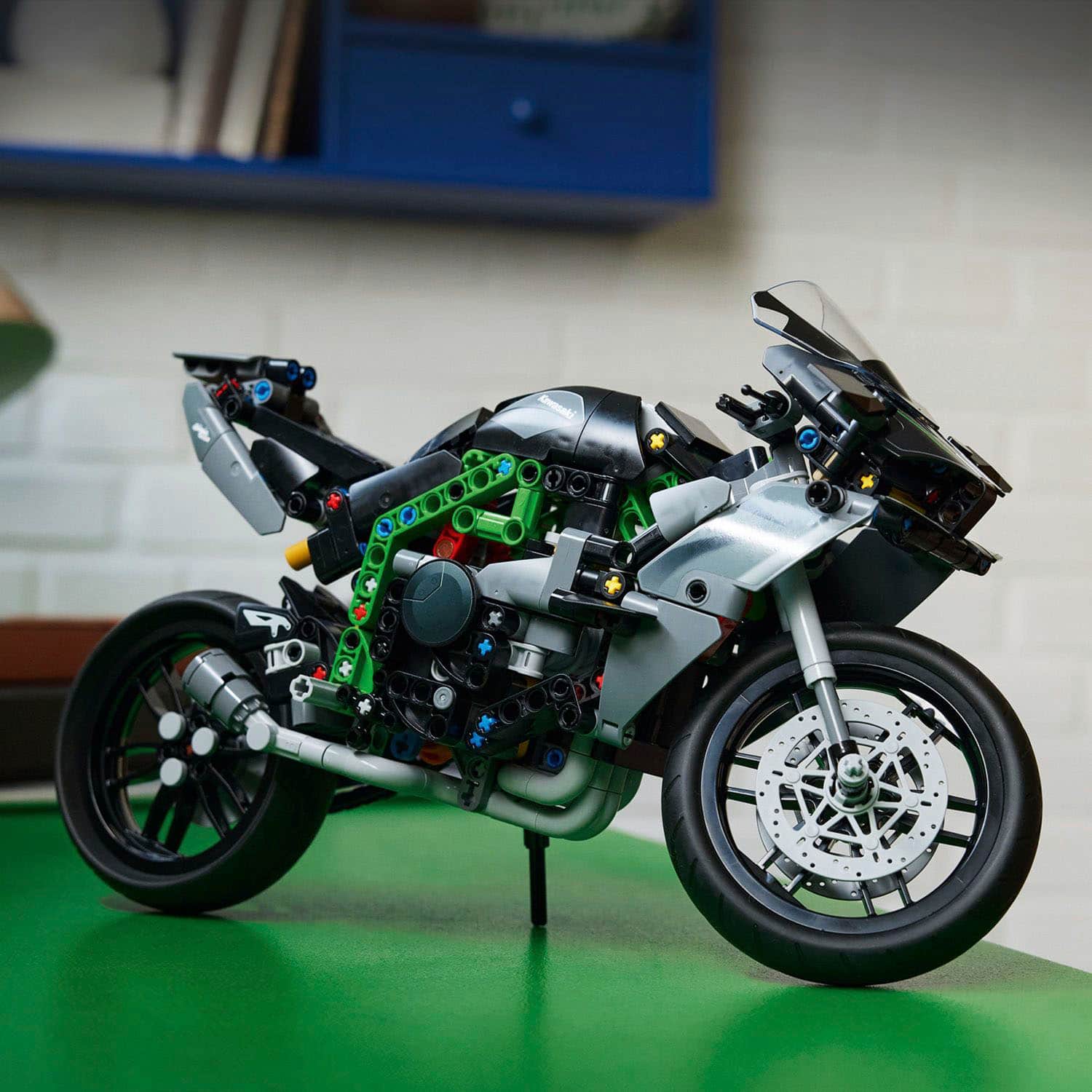 Alt View 11. LEGO - Technic Kawasaki Ninja H2R Motorcycle Toy, Kids Room Décor, 42170.