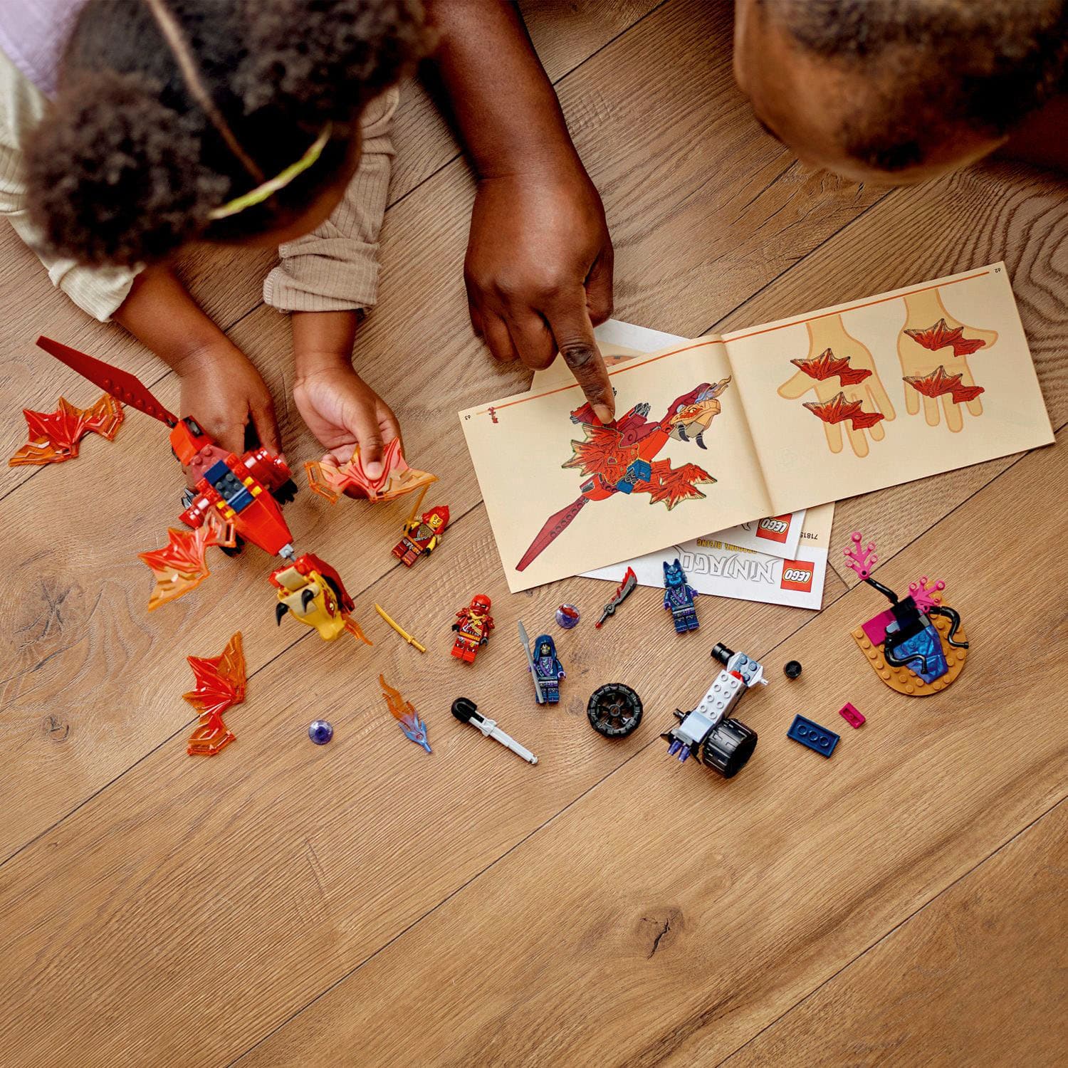 Angle. LEGO - NINJAGO Kai’s Source Dragon Battle Ninja Gift Set 71815.