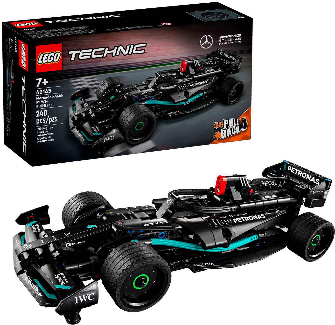 LEGO - Technic Mercedes-AMG F1 W14 E Performance Pull-Back Race Car Toy 42165