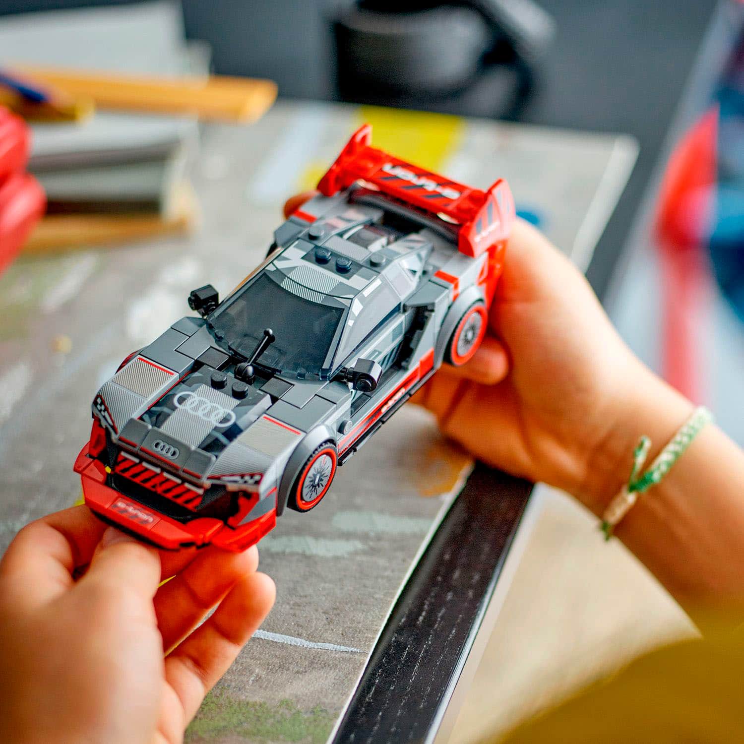 Alt View 11. LEGO - Speed Champions Audi S1 e-tron quattro Race Car Toy 76921.