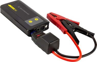 Scosche - PowerUp 2000 Portable Car Jump Starter with USB Power Bank and LED Flashlight - Black - Front_Zoom