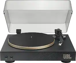 JBL - Spinner BT Hi-Res Bluetooth Turntable - Black