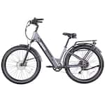 GoTrax - CTI3 Step Thru eBike w/ 45mi Max Operating Range and 20mph Max Speed - Gray