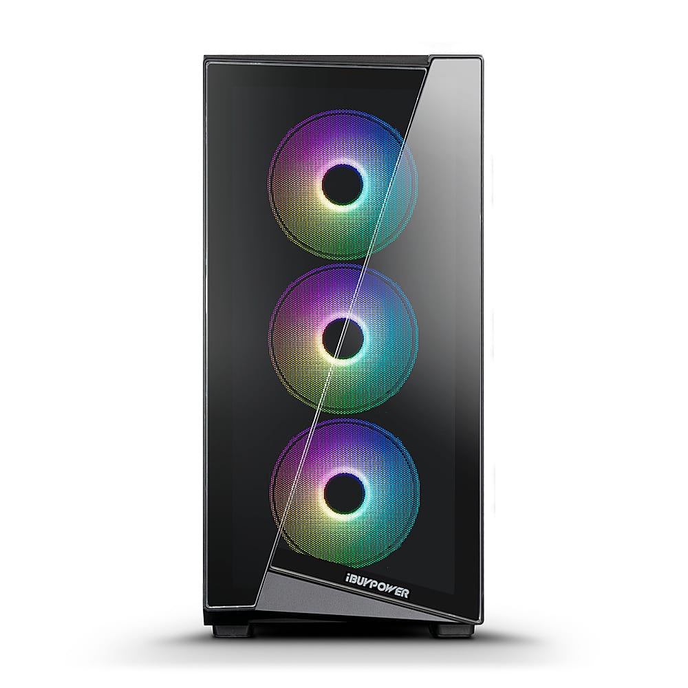 Angle. iBUYPOWER - SlateMR Gaming Desktop - Intel Core i7 13700F - 16GB DDR5 5200 RAM - RTX 4060Ti 8GB - 1TB NVMe SSD - Black.