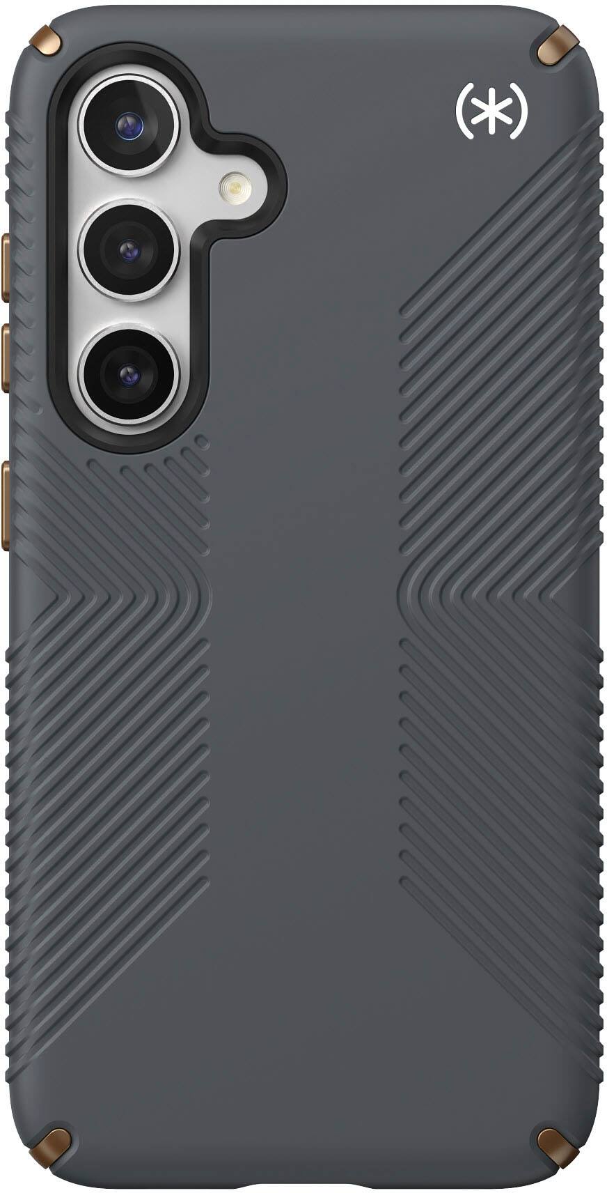 Speck - Presidio2 Grip Case for Samsung Galaxy S24 - Charcoal Gray