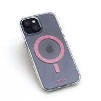 Bryten - MagFX Case for Apple iPhone 15 - Pink Glitter - Front_Zoom