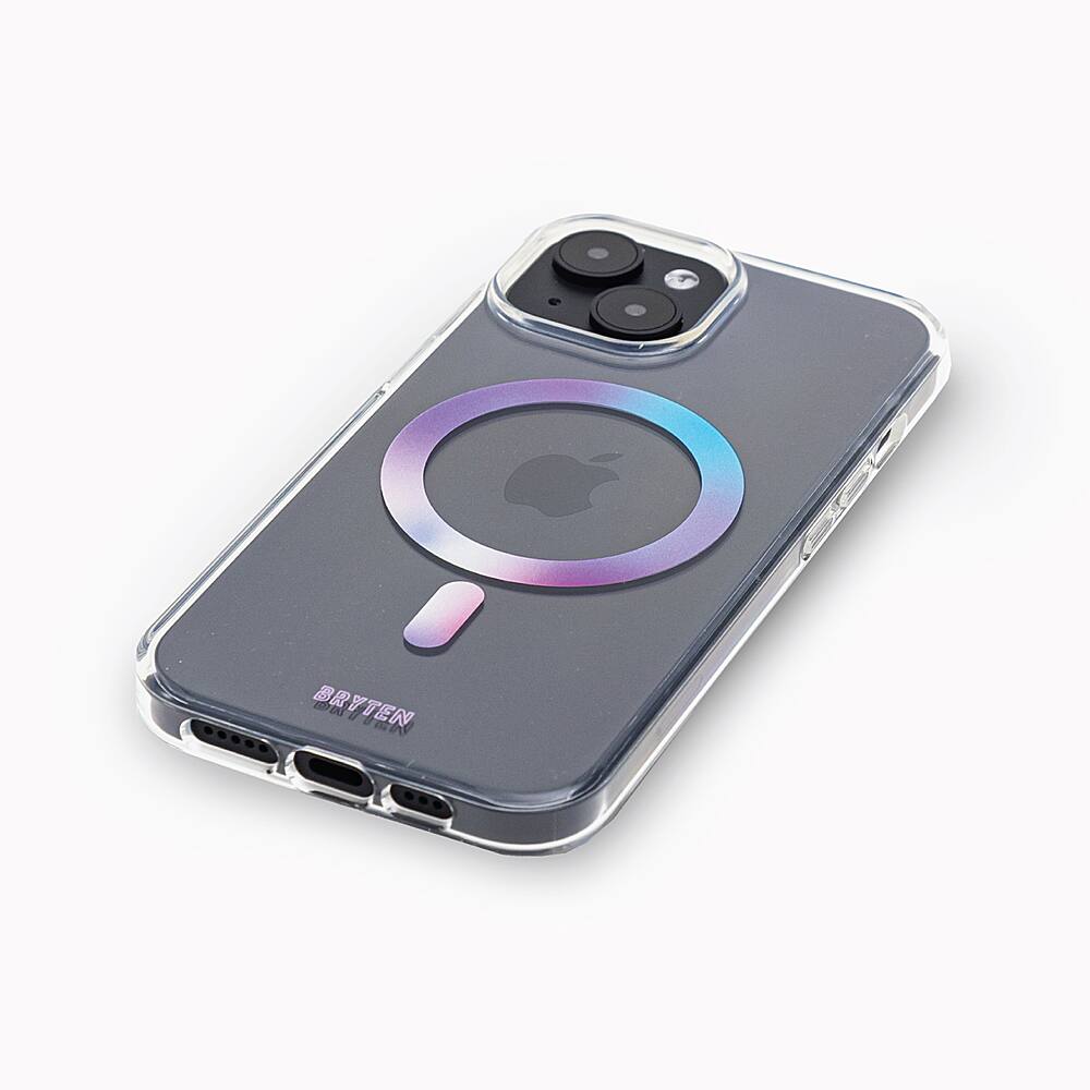 Angle. Bryten - MagFX Case for Apple iPhone 15 - Aura.