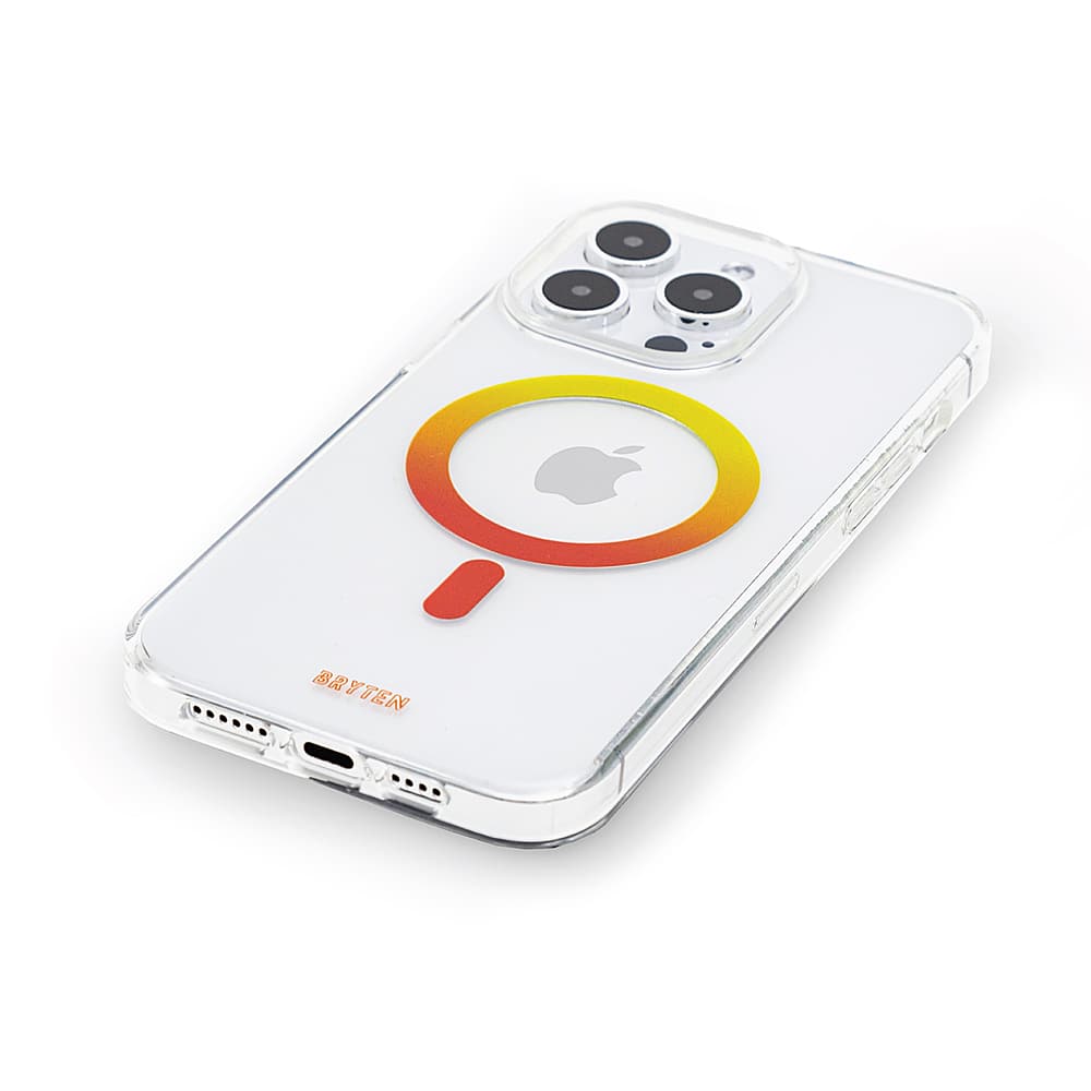 Left. Bryten - MagFX Case for Apple iPhone 15 Pro Max - Sunrise.
