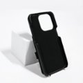 Alt View Zoom 1. Bryten - Silverlake Vegan Leather Wallet Crossbody Case for Apple iPhone 15 - Black.